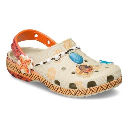 Image of Crocs Unisex-Child Disney Moana Classic Clogs, Kids and Toddler Shoes