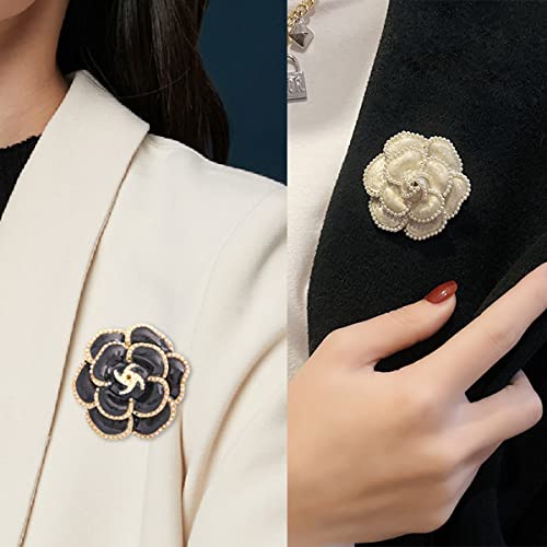 Goldaw 2 Pieces Flower Brooch Pin Petal Elegant Exquisite Art Brooch For Women Wedding Banquet Party Brooch Simple Pin #TOP5