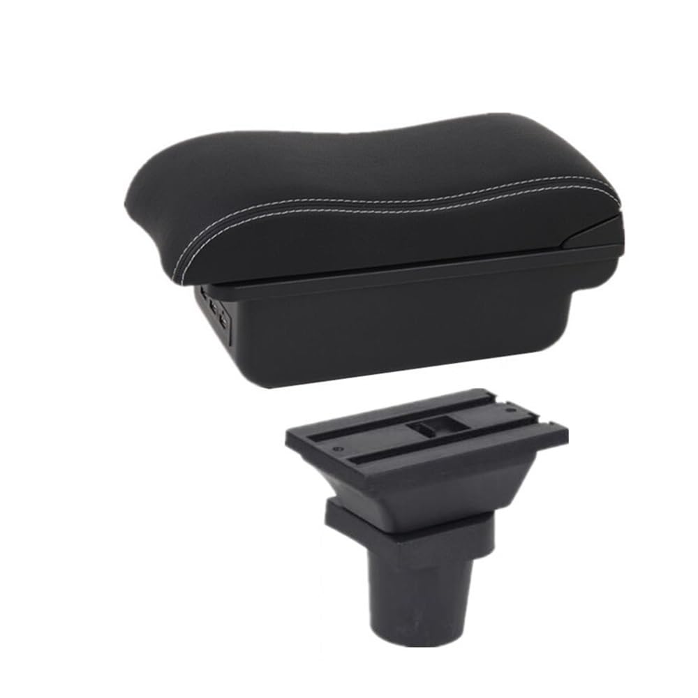 Yulegudi B2 White Line 3Usb Car Armrests For Toyota Hybrid For Yaris Vitz
