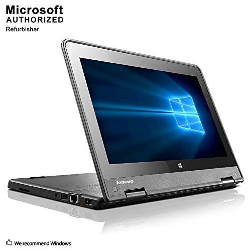 Lenovo Thinkpad Yoga 11E Laptop 11.6Inch Touchscreen Convertible Ultrabook Pc, Intel Quad Core Processor, 128Gb Solid State Drive, 4Gb Ddr3 Ram, Hd Webcam, Led, Hdmi, Bluetooth, Windows 10 (Renewed) #TOP1