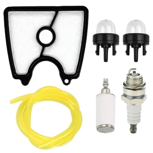 545112101 125B Air Filter Kit for Husqvarna 125B 125BX 125BVX Leaf Blower Parts for Craftsman 358794810 358794811 Blowers B2126 BV2126 Tune Up Kit with Fuel Filter Spark Plug Line Primer Bulb
