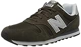 Outermaterial: Leder New Balance Herren 373 Core Sneaker Low-top, Grün (Green/White Cb2), 36 EU