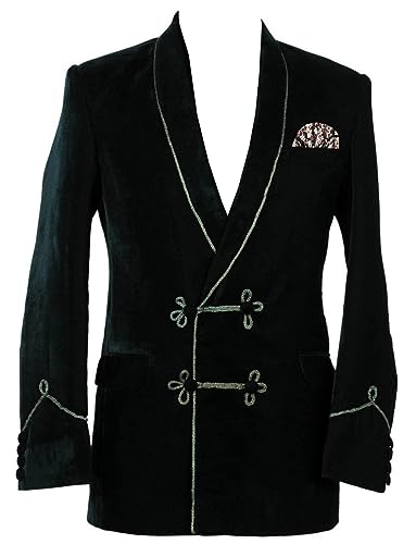 Veste de fête en velours pour homme Ulnomio costume de banquet chic