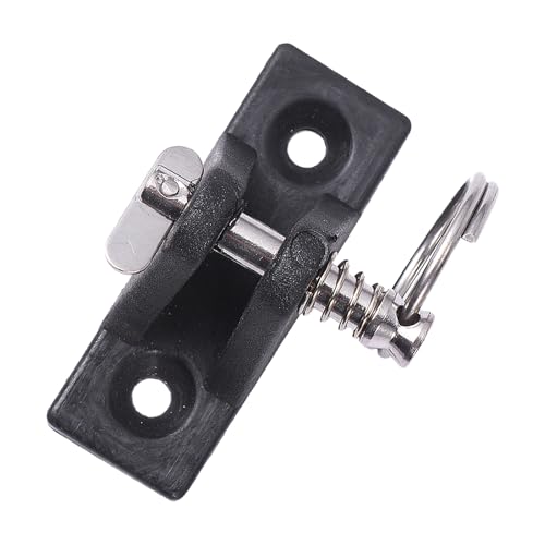 WESIEVYA Accesorio para Toldo De Barco Bisagra De Acero Inoxidable Negro, Montaje Tornillos, Piezas para Embarcaciones y Yates, Instalación De Toldos Marinos para Kayak y Canoa
