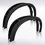 Autozensation Compatible with BMW X5 E70 2007-2013, 4PC Front + Rear Arch Extension Fender Flare Aero Diffuser 20' / 21' Wheel