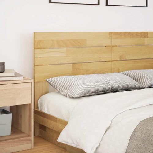 Miniatura 2 de Vidaxl Cabecero 135 Cm Madera Maciza De Roble