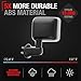 Driver Side Mirror Replacement - Compatible with 2007-2013 Jeep Wrangler - Manual Folding, Flat Glass - Textured Black Cover - OEM 55077967AB, 68081251AA, 55078131AG, CH1320271