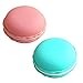 Giant Macaron Case, Coolrunner Macaron Jewelry Box, Macaron Cute Pill Box, Colorful Macaron Jewelry Storage Box, Shape Storage Box Candy Cute Pill Organizer Case Container(Large 2 pcs)
