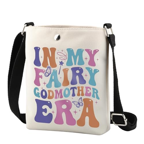 TSOTMO Godmother Gift In My Godmother Era Crossbody Bag Godmom Gift Baptism Handbag (Godmother Era XK)