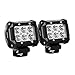 TMS LED-XT-18W30D-K 18W 1260LM CREE Spot Led Work Light Bar Black for off-Road SUV Boat 4x4 Jeep, 2 Piece