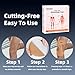 IEADEN Precut Kinesiology Tape for Knees, 10 Pcs - Knee Support & Stability, Knee Pain Relief Athletic Tape - Elastic & Waterproof, Breathable Hypoallergenic Latex-Free Tape, Beige