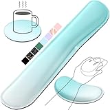 CONÇU POUR DURER : Ce repose poignet clavier ergonomique possède une structure à 3 couches pour une durabilité optimale : une base en caoutchouc qui reste fermement en place sur toutes les surfaces, une couche intermédiaire en mousse mémoire épaisse pour un soutien renforcé, et une surface en tissu spandex doux et respirant, agréable au contact de la peau