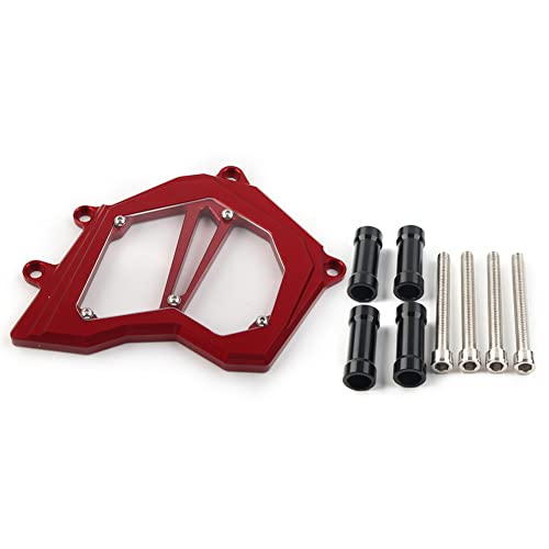 GZYF Motorcycle CNC Chain Guard Front Sprocket Engine Cover Protection Red Replacement for Kawasaki NINJA ZX10R 2011 2012 2013 2014 2015 2016 2017