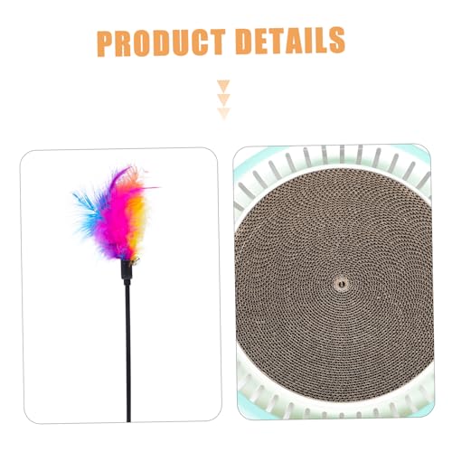 GANAZONO Arranhador De Gato Areia Para Gatos Bloco De Rascunho Reutilizável Raspador De Chão Arranha