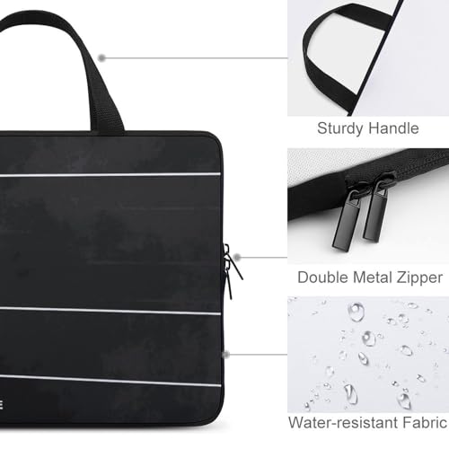 Housse ordinateur portable 30,5 cm noir pochette protection tablette et PC compacte - 3