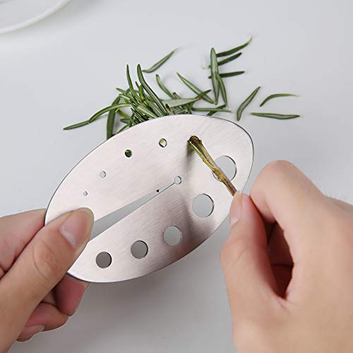 Herb Stripper Tool, Stainless Steel Herb Leaf Zipper For Kale, Chard, Collard Greens, Rosemary And Thyme #TOP3
