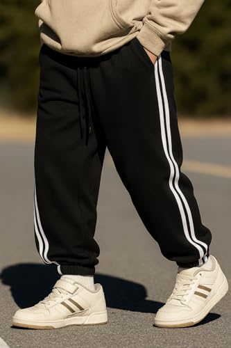 Image of dockstreet Mens Baggy fit Jogger /Sweatpants /Gym Gear, Trouser, Loose Home Relaxed Pants