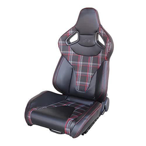 Universale Simoni Racing SRS/13N Jackie Sedile sportivo Reclinabile in tessuto ed ecopelle, Universale