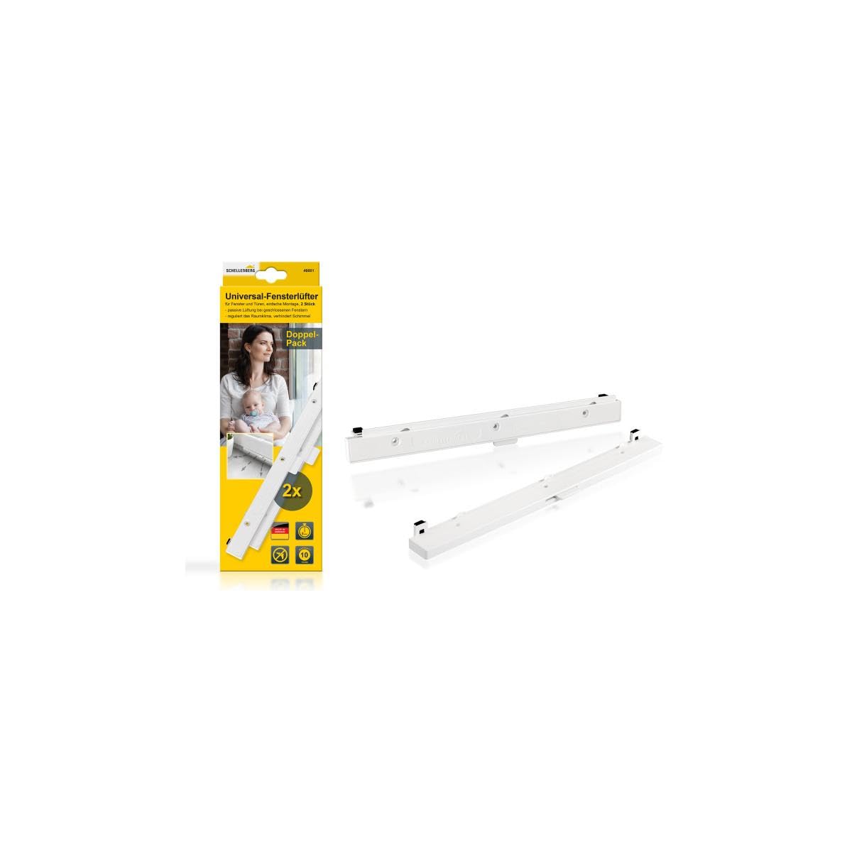 Schellenberg 46601 Universal-Fensterlüfter Passivlüftung