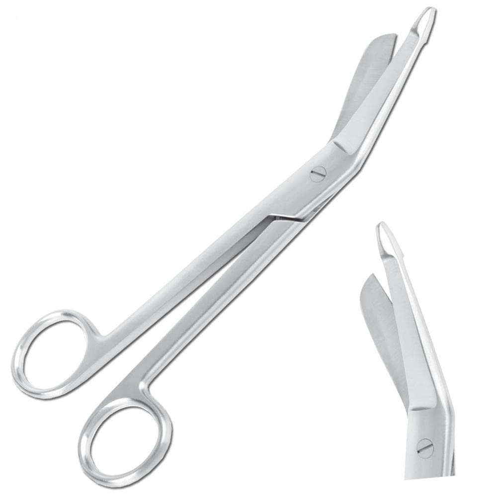 GOLDFINCH庐 Stainless Steel Bandage Scissor/Plaster Cutting Scissor Surgical Instrument CE Quality (Bandage Cutting Scissor 7.5") (B09T6T3QDS) Amazon Price History, Amazon Price Tracker