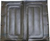 Wheelchair Upholstery Seats & Backs in Dark Blue or Black Color (Black, Seat 22x18 (5 Screws))