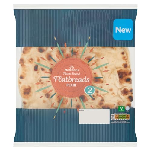 Morrisons Plain Flatbreads 2pk 150g