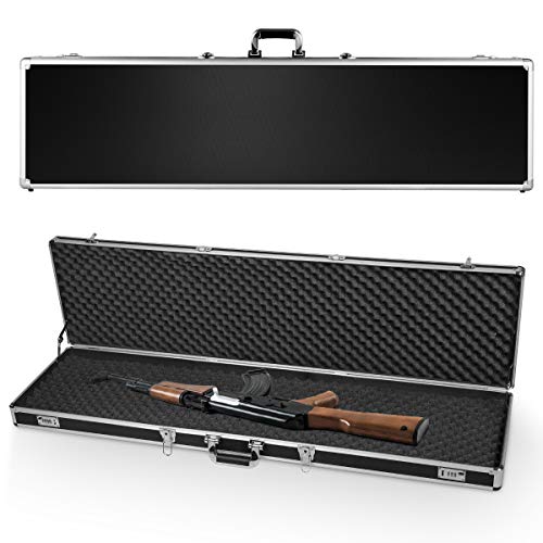 SOARS Malette Rangement en Aluminium Verrouillable 133,5 X 34,5 X 11,5 CM, avec Serrure à Combinaison & Cadenas & Mousse Prédécoupée, Malette Transport...