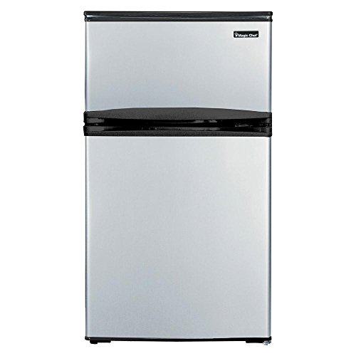 Image of Magic Chef 3.1 cu. ft. Mini Refrigerator in Stainless Look (Stainless Steel)