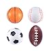 BESPORTBLE 4 stücke Mini Sportbälle Stress Bälle Favor Spielzeug für Kinder Party Stressabbau (1 stück Rugby, 1 stück Fußball, 1 stück Basketball, 1 stückBaseball)