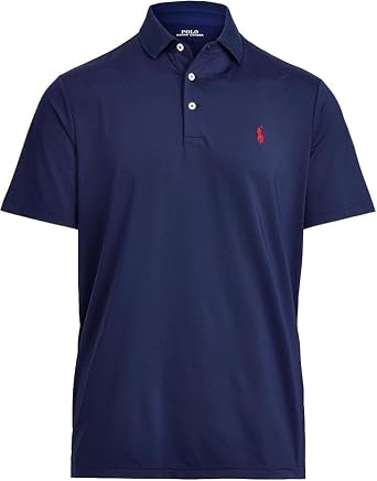 Polo Ralph Lauren Mens Performance Polo Shirts Large, Navy