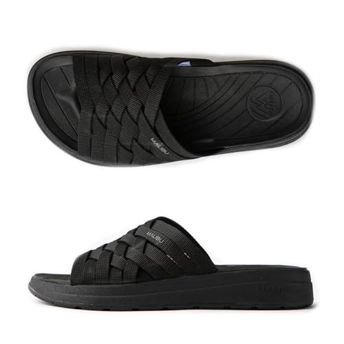 ZUMA �Y�} �T���_�� BLACK/BLACK 10�i27.5�`28.0cm�j