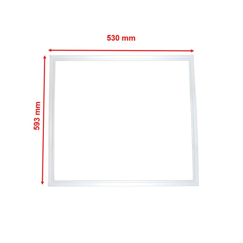 Guarnizione Magnetica Sportello 530 x 593 mm Ricambio Congelatore Alta Tenuta Chiusura Ermetica per Freezer Compatibile con Ariston Compatibile con Indesit