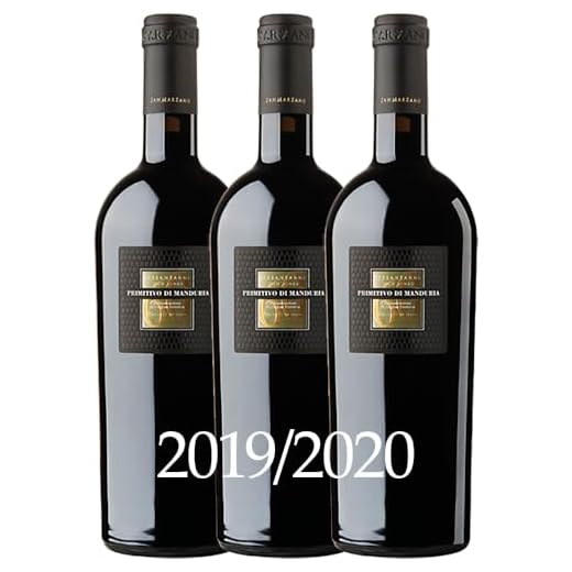 Cantine San Marzano Sessantanni Primitivo di Manduria DOP 2017 (3 x 0,75l)