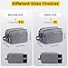 Vorspack Travel Toiletry Bag for Men - Water Resistant Mens Toiletry Travel Bag Dopp Kit Shaving Bag for Bathroom Toiletries Gifts - Grey