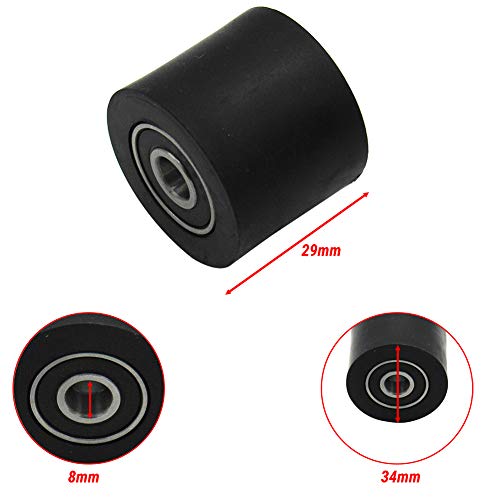Outlaw Racing Products OR3074BK Chain Roller Guide 34X28Mm thumb #4