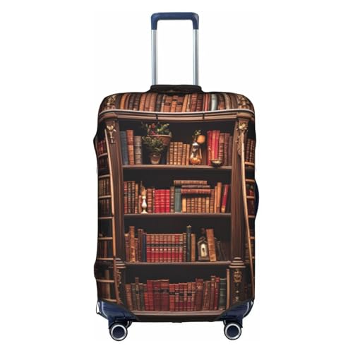 Housse de valise universelle imprimée en tissu extensible blanc taille L