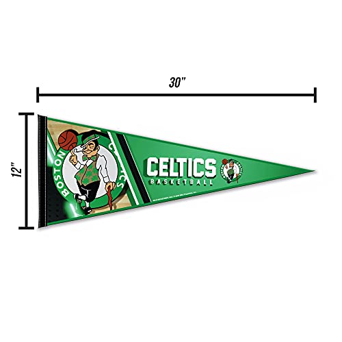 rico industries nba basketball primary 1234 x 3034 felt wall dcor pennant - great for homebed roomman cave dcor