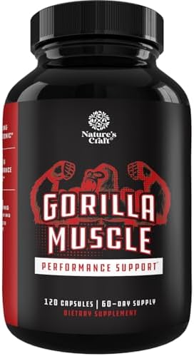 Extra Strength Testosterone Booster for Men – Herbal Testosterone Supplement for Men with Horny Goat Weed Maca Root Tongkat Ali and Saw Palmetto Extract for Muscle Enlargement Stamina and Strength