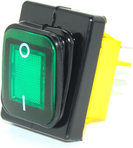 Interrupteur à bascule 4 broches étanche IP68 LED 110V 30A robuste - 4