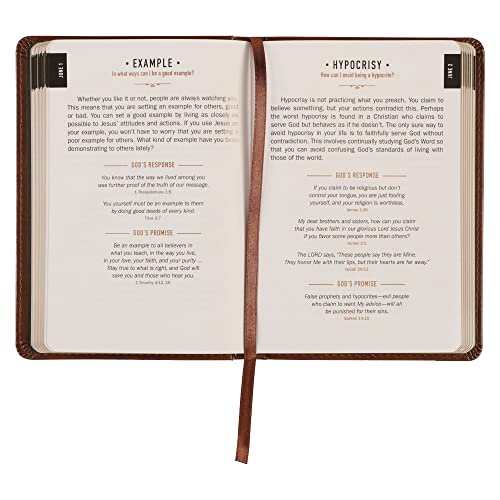 Image of One Minute with God for Men 365 Devotions, Brown Faux Leather Flexcover