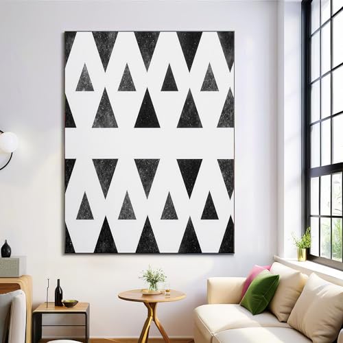Lienzo moderno de artística con acabado texturizado vintage para salones sofisticados