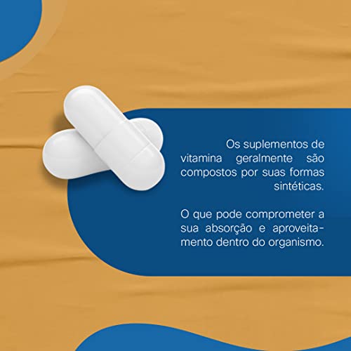 Kit 240 cápsulas MetilCobalamina - Vitamina B12 Ativa com MetilFolato (Kit 2 und.)