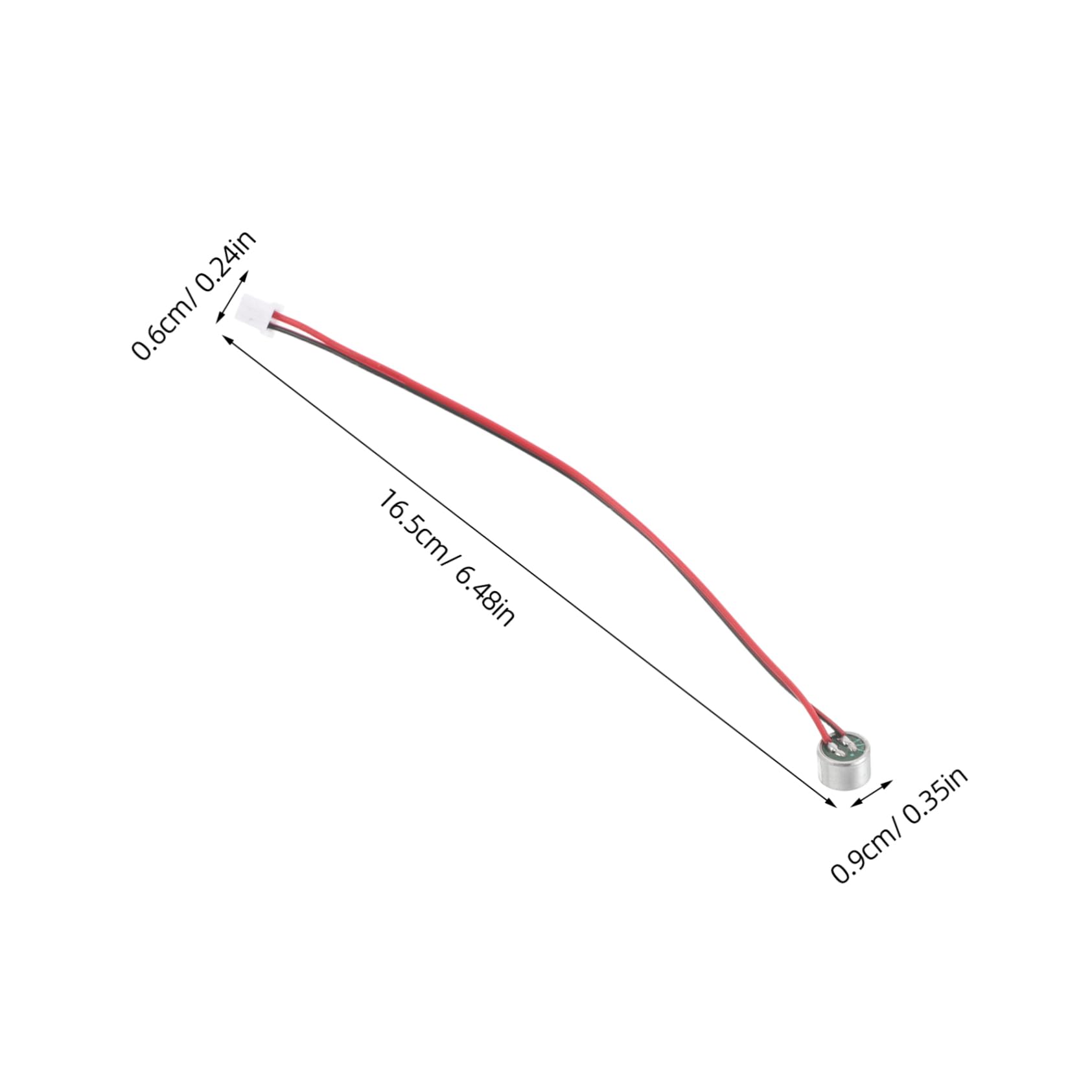 ULDIGI 5pcs Lead Wire Electret Condenser Microphone for High Sensitivity Stereo Sound for Professional Recordings and Live Streaming Compatible with Various Audio Devices