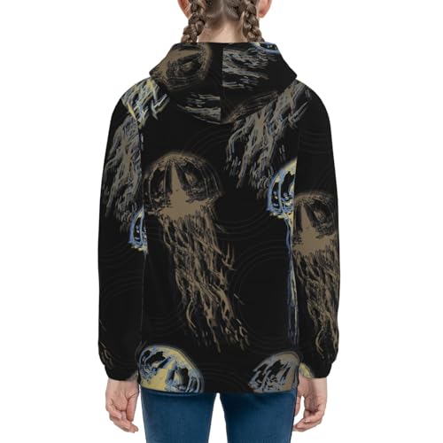 Jellyfish Kids Pullover Hoodies Boys Sweatshirts Girls Athletic Clothes with Pocket4