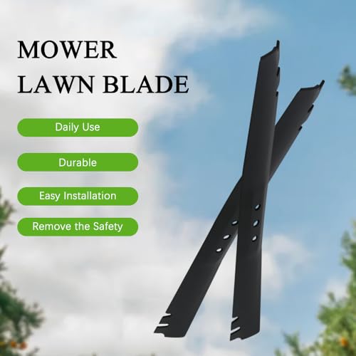 KEDAKEJI 131-4547-03 Mulching Blades Compatible with Toro 22\'\' Recycler 2PCS Toro Walk-Behind Lawn Mower for Toro 22\" Deck 20016 20017 20332 20071 20330C 20065 Recycler Mower OE#108-9764-03