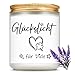 Duftkerze Kerze mit Spruch Gl&uuml;ckslicht Geschenke f&uuml;r Frauen 7OZ Kerze im Glas Kerze Danke Geschenk f&uuml;r Frau Freundin Kollegen Mama Oma Geburtstag