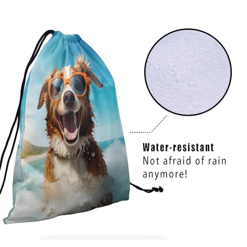 Image of Nerxy Pet Gymnastics Grip Bag Dog Cat Drawstring Grip Bags Puppy Shoe Bag Gym Storage Pouch