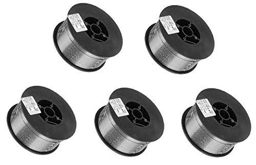 FVLFIL 5 x 1KG Fülldraht 0,8mm SCHWEIßDRAHT MIG/MAG 5 Rollen - ohne Gas - E71T-GS Flux CORE