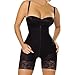 SJINC Women's Full Body Shaper Underbust Post Surgery Firm Control Shapewear Bodysuit,Black,X-Large