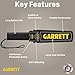 Garrett Super Scanner V Metal Detector for Adults Professional, Made in The USA, Security Wand, Scans All Metals